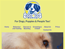 Tablet Screenshot of gooddogworks.ca